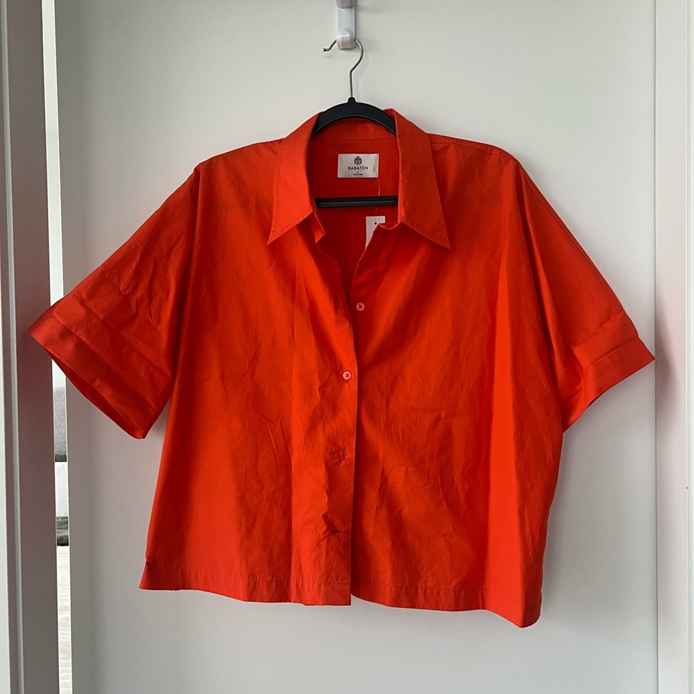 ARITZIA | Orange blouse